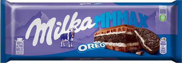 Изображение Шоколад молочный Милка с печеньем орео Мондэлис м/у, 300 г