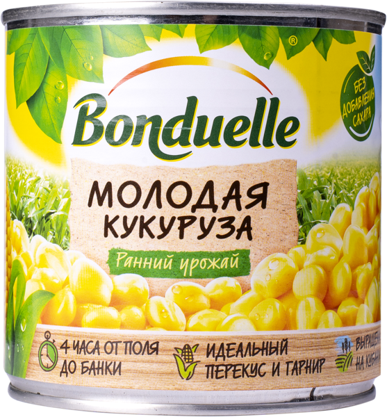 Изображение Кукуруза Бондюэль молодая Кубанские консервы ж/б, 425 г