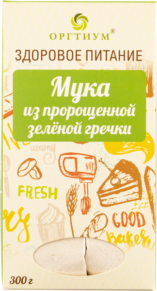 Изображение Мука из зеленой гречки Оргтиум Оргтиум м/у, 300 г