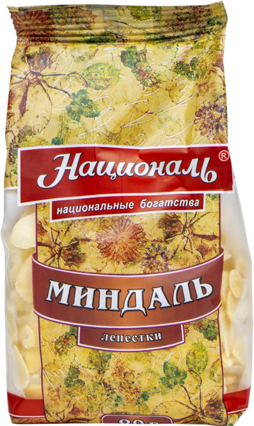 Изображение Миндальные лепестки Националь Националь м/у, 80 г