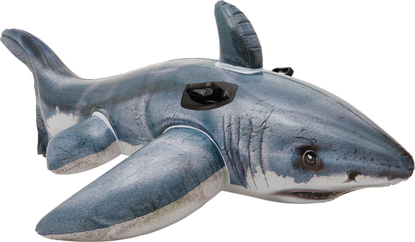 Изображение Игрушка 173*107см для плавания Интекс большая белая акула Интекс к/у, 1 шт