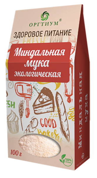 Изображение Мука миндальная Оргтиум Оргтиум кор, 100 г