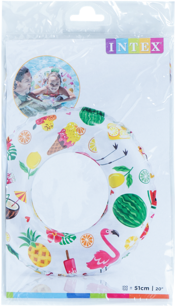 Изображение Круг для плавания 3-6лет Интекс лайвли принт свим Интекс к/у, 1 шт