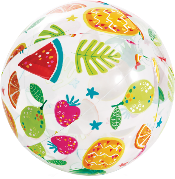 Изображение Мяч 51см пляжный от 3 лет Интекс подводный мир Интекс к/у, 1 шт