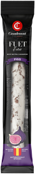 Изображение Колбаса сыровяленая в плесени Касадемонт фуэт экстра с инжиром Пит-продукт ООО защит атм, 110 г