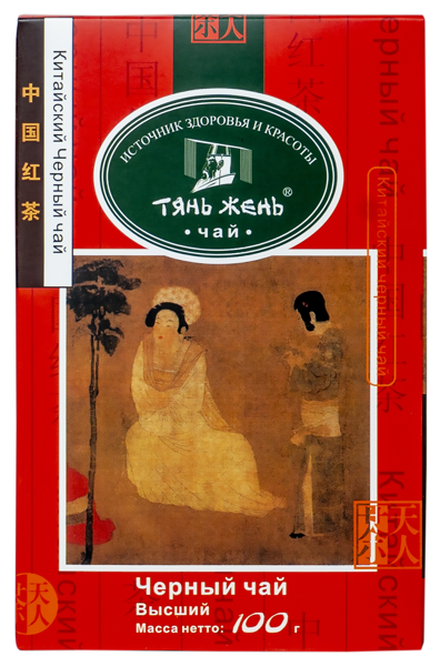 Изображение Чай черный Тянь-Жень байховый Гуанси кор, 100 г