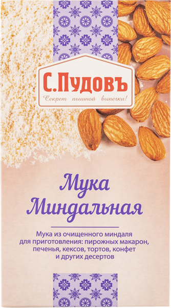 Изображение Мука миндальная С. Пудовъ Хлебзернопродукт м/у, 100 г
