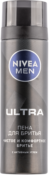 Изображение Пена для бритья Нивея ультра Байерсдорф ж/б, 200 мл