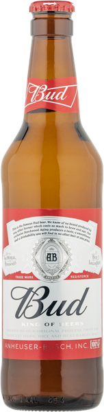 Изображение Пиво светлое 5,0% Бад лицензия АБ ИнБев с/б, 0,44 л