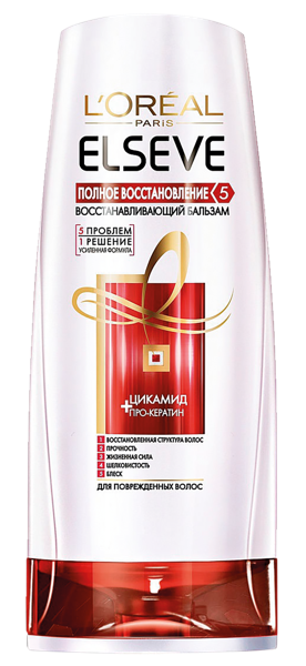 Изображение Бальзам для сухих волос Эльсев полное восстановление 5 Лореаль п/у, 400 мл