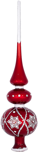 Изображение Верхушка Кружева стекло Ёлочка с 1813 Клинская игрушка к/у, 1 шт