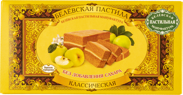 Изображение Пастила без сахара Белевская классическая Белевская пастила кор, 100 г
