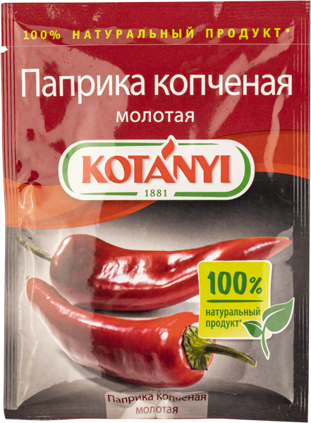 Изображение Паприка красная молотая Котани копченая Котани Гмбх м/у, 25 г