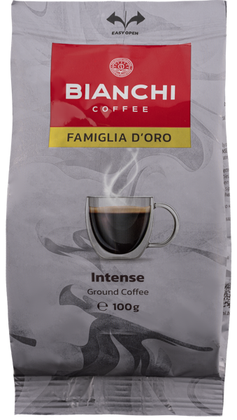 Изображение Кофе молотый Бианчи сильвер Бианчи Кофе м/у, 100 г