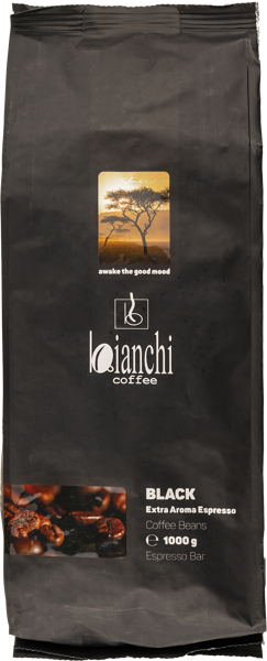 Изображение Кофе в зернах Бианчи блэк 70% арабика Бианчи Кофе м/у, 1 КГ