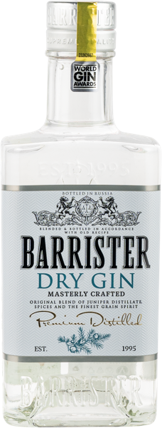 Изображение Джин Барристер драй Ладога с/б, 0,5 л