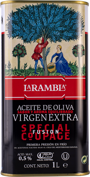 Изображение Масло оливковое 0,5% Ла Рамбла из Каталонии e.v. Ла Рамбла ж/б, 1 л