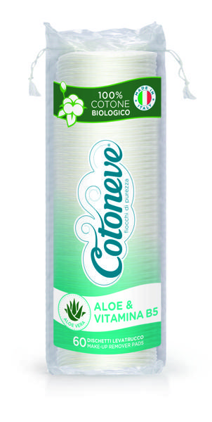 Изображение Ватные диски 100% хлопок Котонев БИО с экстрактом алоэ Сисма м/у, 60 шт