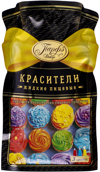 Изображение Краситель пищевой жидкий Парфэ Топ Продукт м/у, 36 г