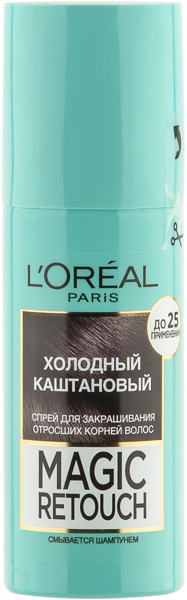 Изображение Спрей тонирующий Мэджик Ретач холодный каштан Лореаль п/у, 75 мл