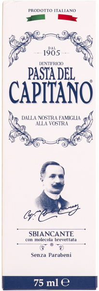 Изображение Зубная паста отбеливающая Дель капитано 1905 молекула эуреко Фармасьютичи к/у, 75 мл