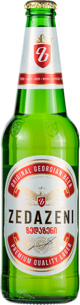 Изображение Пиво светлое Лагер 5,0% Зедазени Грузинская ПК с/б, 0,5 л