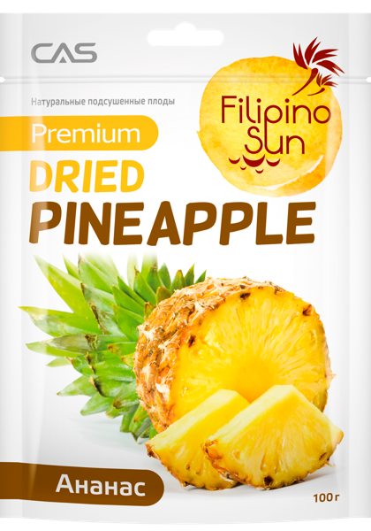 Изображение Ананас сушеный Филипино Сан Вьеткоко Интернешенл Ко м/у, 100 г