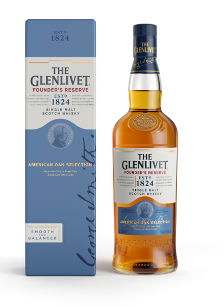 Изображение Виски односолодовый Гленливет фаундерс резерв спейсайд Джордж энд ДД Смит п/у, 0,7 л