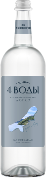 Изображение Вода газ рН 5,5 4 Воды питьевая виноград Абрау Дюрсо с/б, 0,75 л