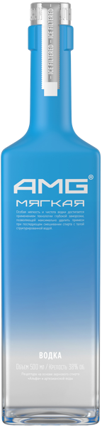 Изображение Водка Спирт Альфа 40% АМГ мягкая ледяная фильтрация Фортуна с/б, 0,5 л