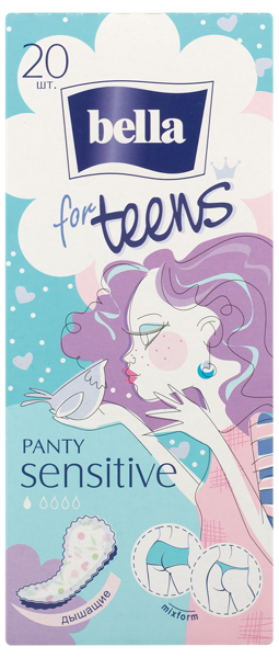 Изображение Прокладки ежедневные Белла фо тинс ультра сенсетив АО ТЗМО С.А. к/у, 20 шт