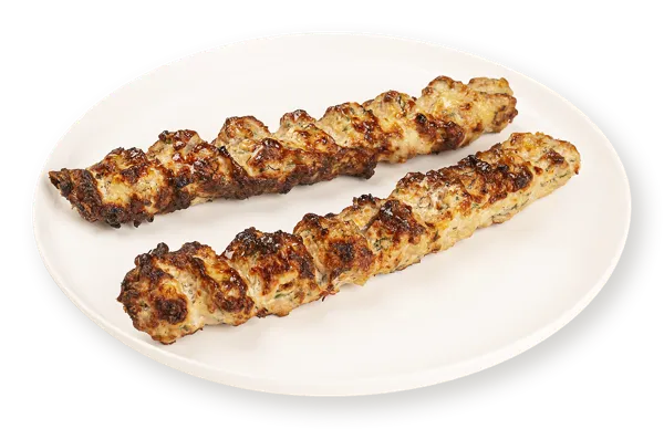 Изображение Люля-Кебаб на мангале С курицей и говядиной с сыром моцарелла СП ТАБРИС вес 