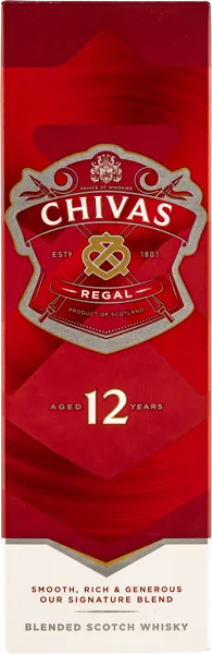 Изображение Виски купажированный Чивас Ригал 12 лет Чивас Бразерс , 1 л