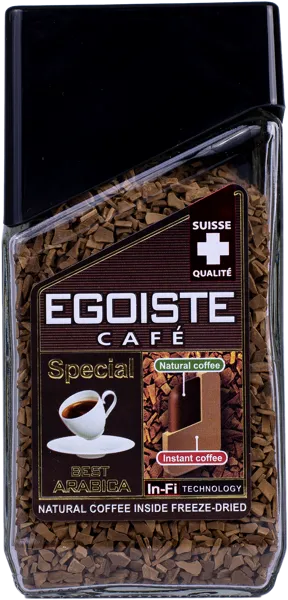Изображение Кофе растворимый Эгоист спешиал технология ин-фи Хаго ЛТД с/б, 50 г