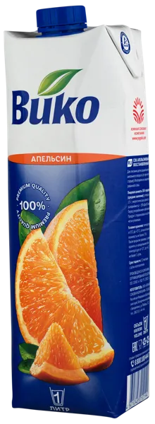 Изображение Сок Вико апельсин ЮСК т/п, 1 л