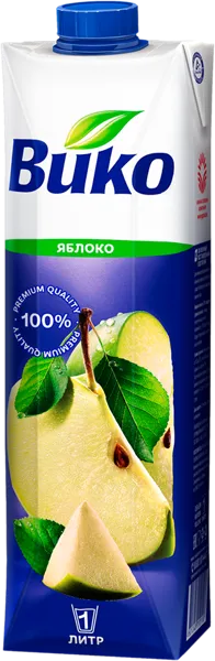 Изображение Сок Вико яблоко ЮСК т/п, 1 л