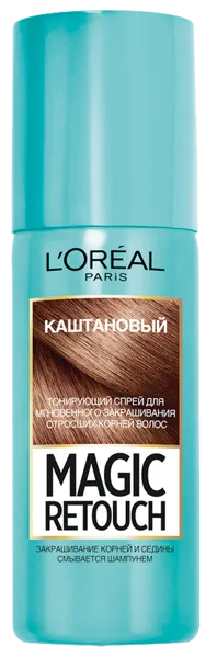 Изображение Спрей для волос тонирующий Мэджик Ретач каштан Лореаль п/у, 75 мл