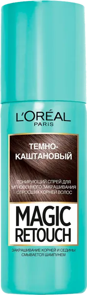 Изображение Спрей тонирующее спрей Мэджик Ретач темный каштан Лореаль п/у, 75 мл