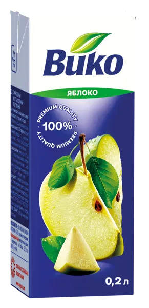 Изображение Сок Вико яблоко ЮСК т/п, 0,2 л