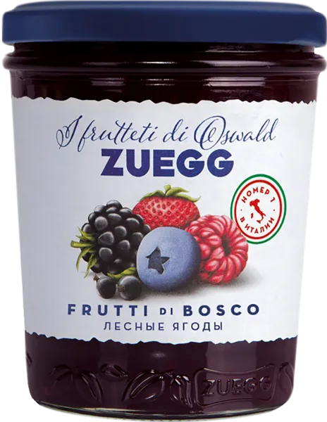 Изображение Конфитюр Экстра Цуегг лесные ягоды Цуегг Дойчлэнд с/б, 320 г