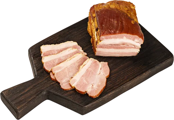 Изображение Мясо свиное варёно-копчёное Грудинка цельная элитная СП ТАБРИС вес 