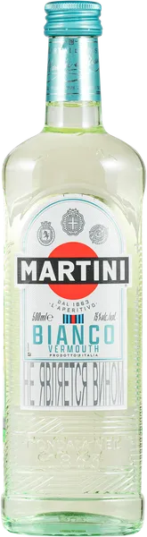 Изображение Вермут Мартини Бьянко белый сладкий Мартини энд Росси с/б, 0,5 л