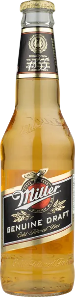 Изображение Пиво светлое Драфт 4,7% импорт Миллер дженюин Корс Компани с/б, 0,33 л