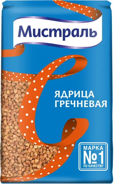 Изображение Крупа гречневая ядрица Мистраль Мистраль Трейдинг м/у, 900 г
