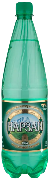 Изображение Мин вода газ рН 5,8-6,1 Нарзан лечебно-столовая Нарзан п/б, 1 л