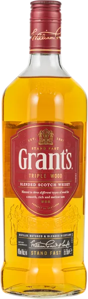 Изображение Виски купажированный Грантс трипл вуд 3 года ВильямГрантэндСанс с/б, 0,75 л