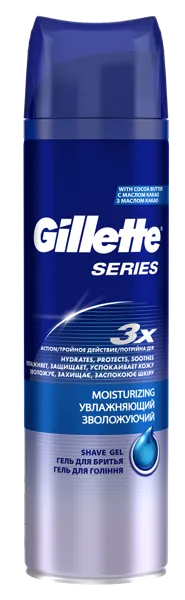 Изображение Гель для бритья Жиллетт увлажнение с маслом какао Проктер Энд Гэмбл ж/б, 200 мл