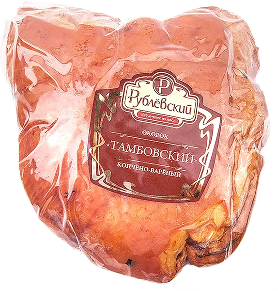 Изображение Мясо свиное варено-копченое Рублевский окорок тамбовский Рублевский МПЗ в/у 
