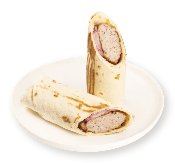 Изображение Люля-Кебаб в лаваше на мангале С курицей, говядиной, сыром Моцарелла СП ТАБРИС бум/уп, 240 г