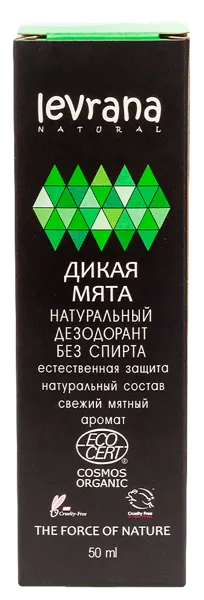 Изображение Дезодорант спрей мужской Леврана БИО дикая мята Леврана ООО к/у, 50 мл